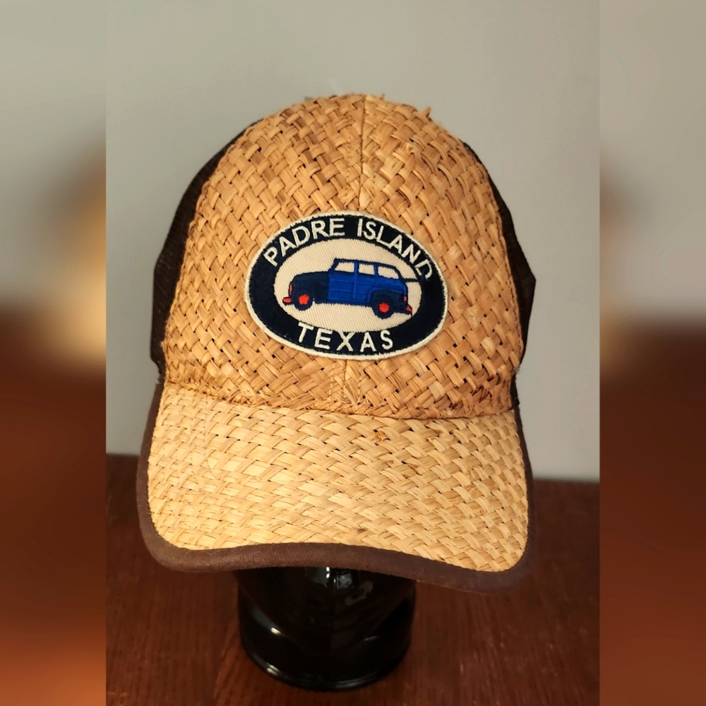 Strand Headwear Padre Island Straw Ball Cap NWT